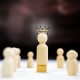 Team leader withkings crown depicting godly leadership