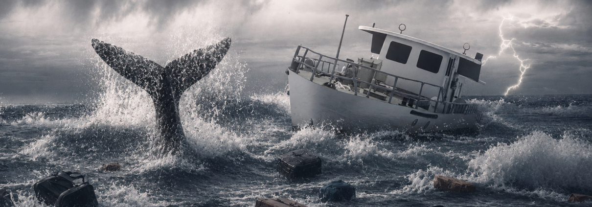 Jonah's disappointment led him to board a boat that ended up in storm